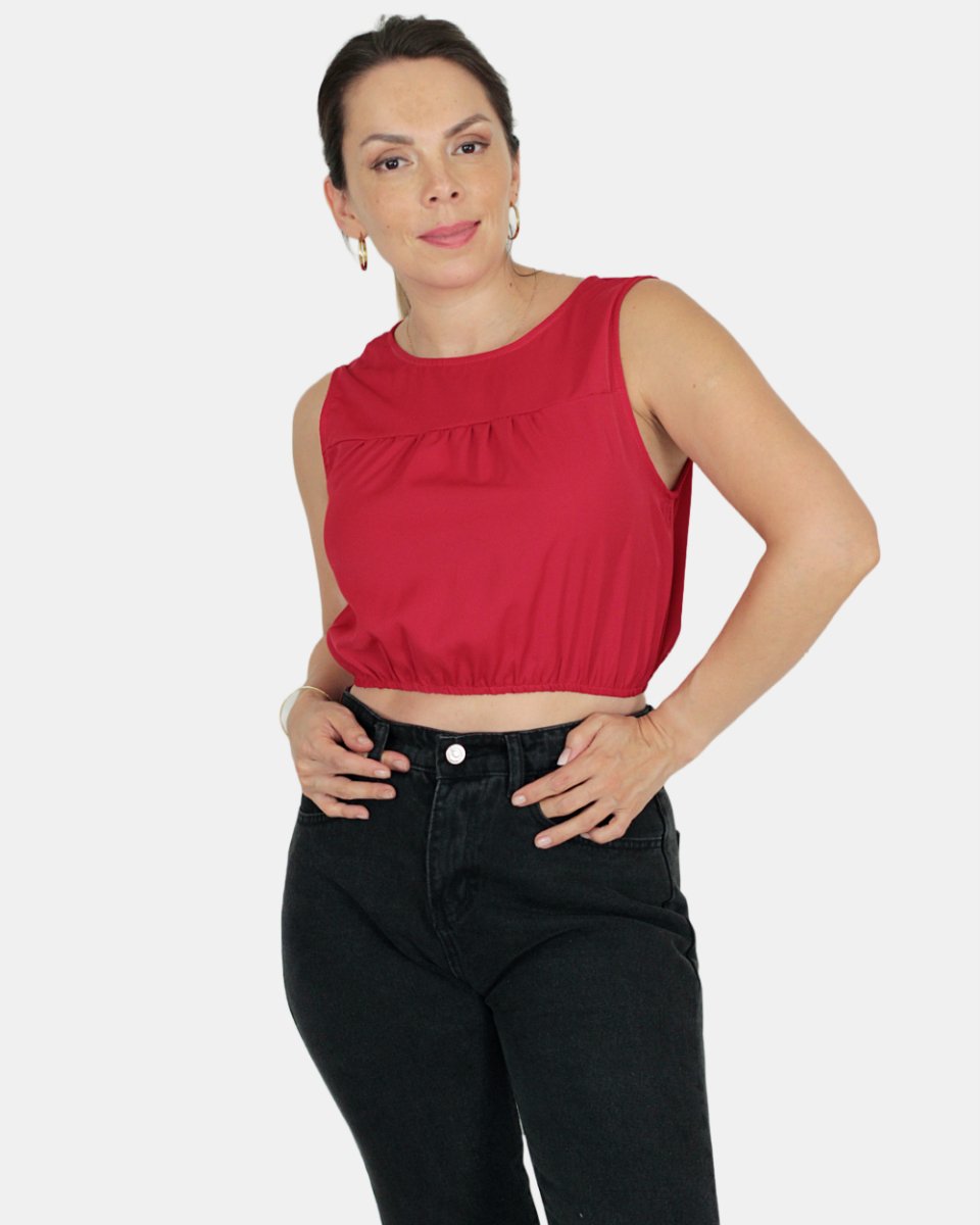 Polera Crop CATA - Amanda Moda