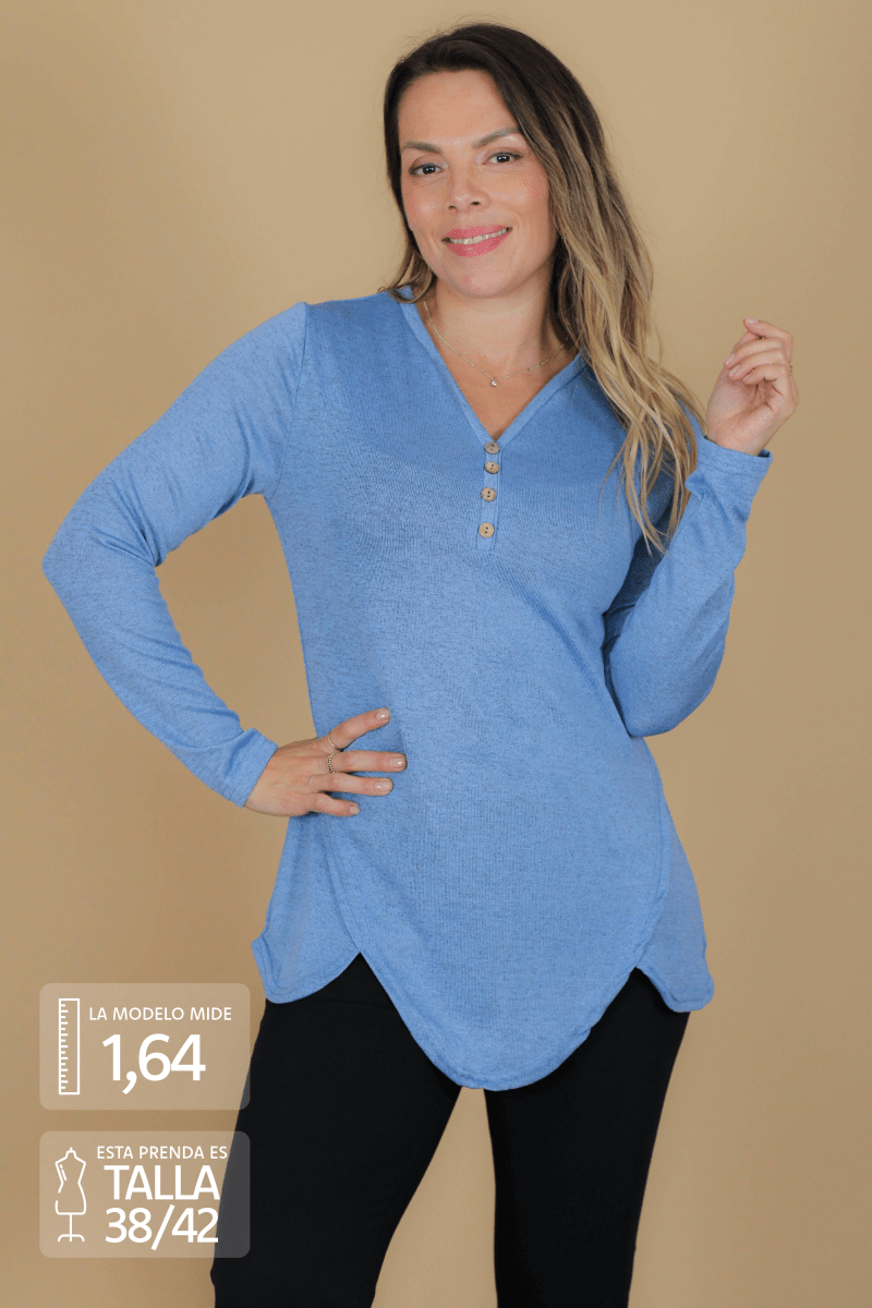 Polera FLORA - Amanda Moda