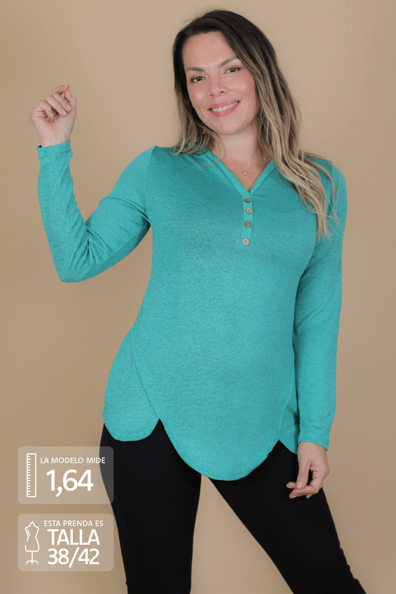 Polera FLORA - Amanda Moda