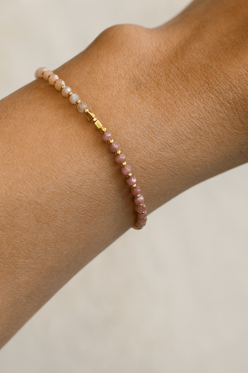 Pulsera mostacillas ajustable - Amanda Moda