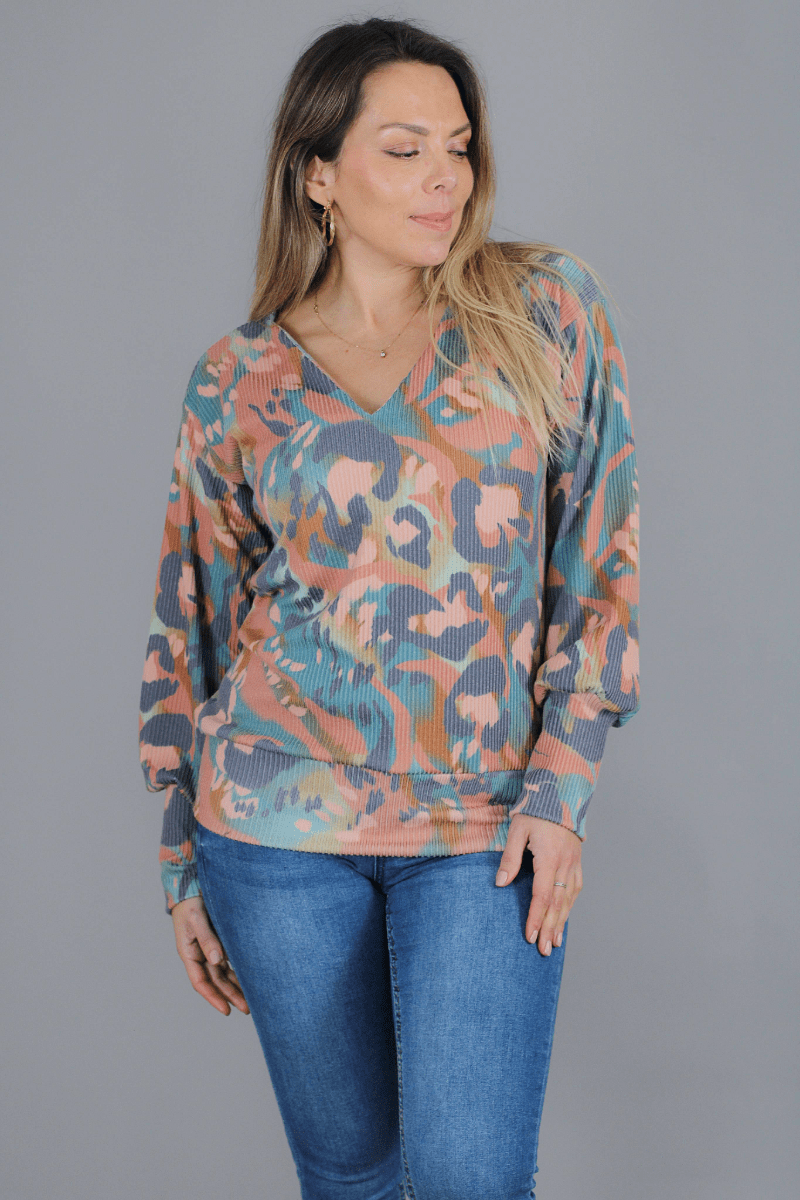 Sweater KAROL Estampado - Amanda Moda