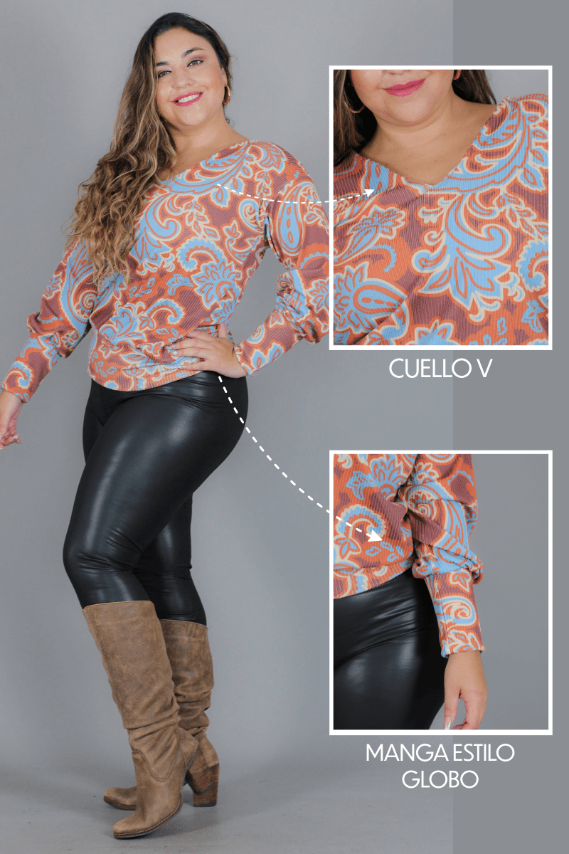 Sweater KAROL Estampado - Amanda Moda