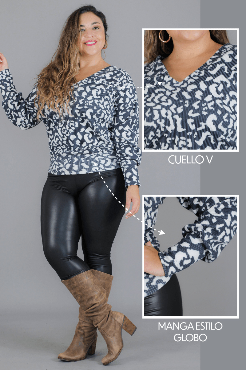 Sweater KAROL Estampado - Amanda Moda