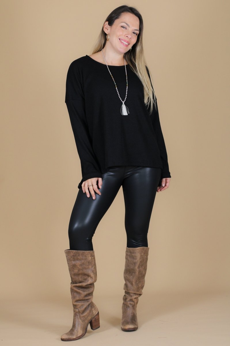 Sweater MARCELA lanilla canuton - Amanda Moda