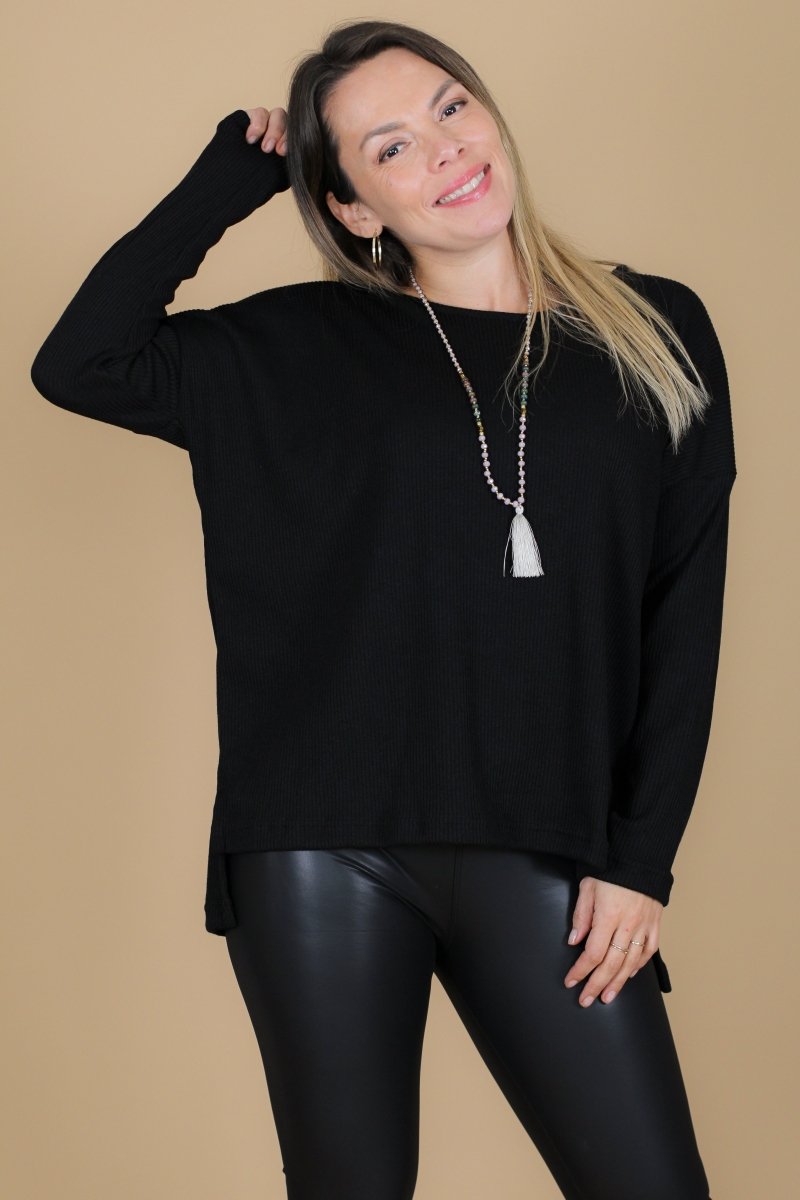 Sweater MARCELA lanilla canuton - Amanda Moda