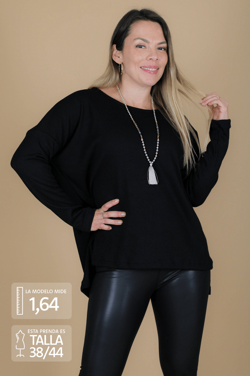 Sweater MARCELA lanilla canuton - Amanda Moda