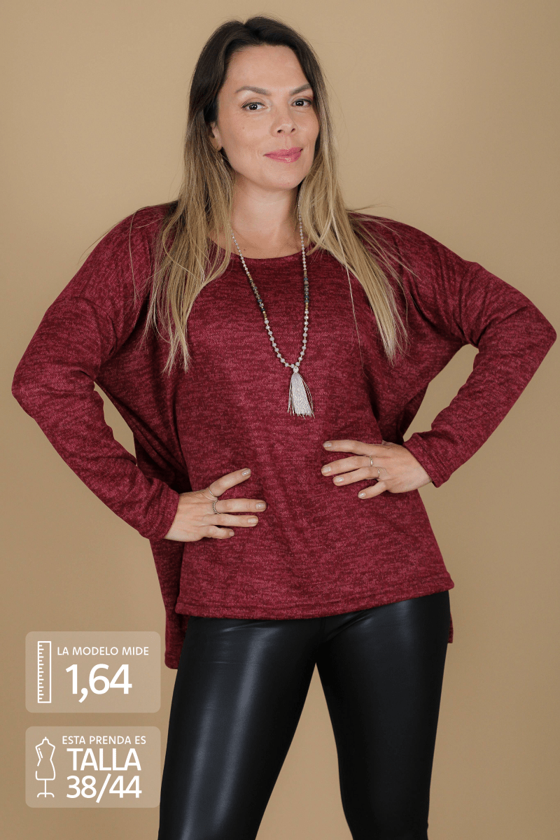 Sweater MARCELA lanilla italiana - Amanda Moda