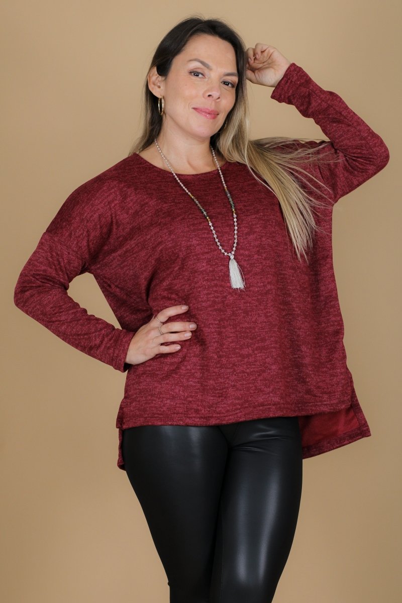 Sweater MARCELA lanilla italiana - Amanda Moda