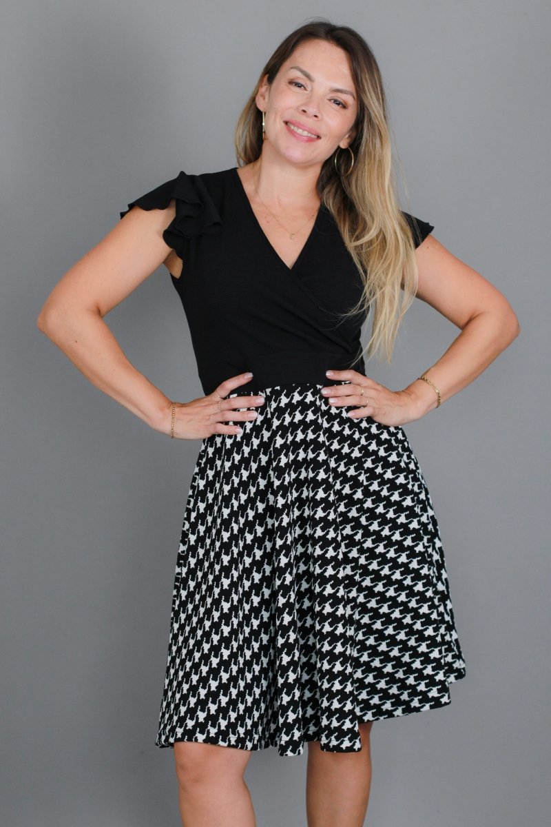 Vestido ALINA lycra sofia - Amanda Moda