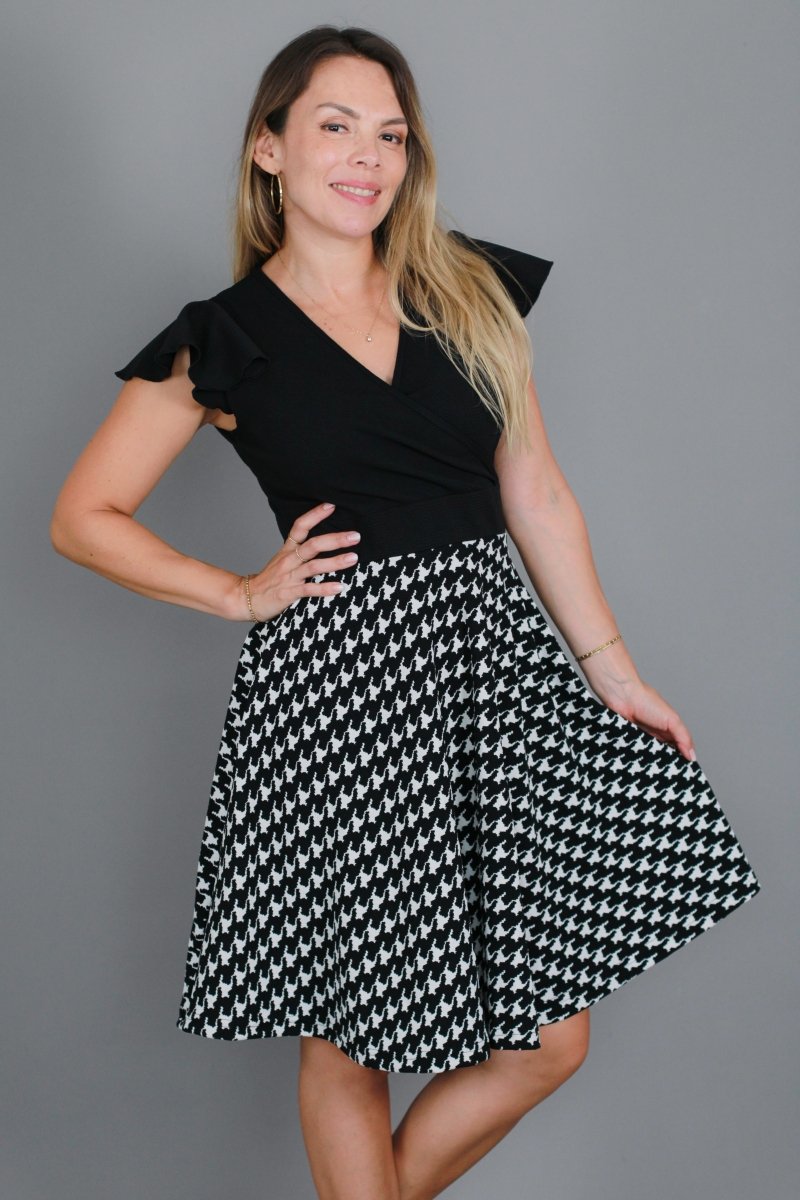 Vestido ALINA lycra sofia - Amanda Moda