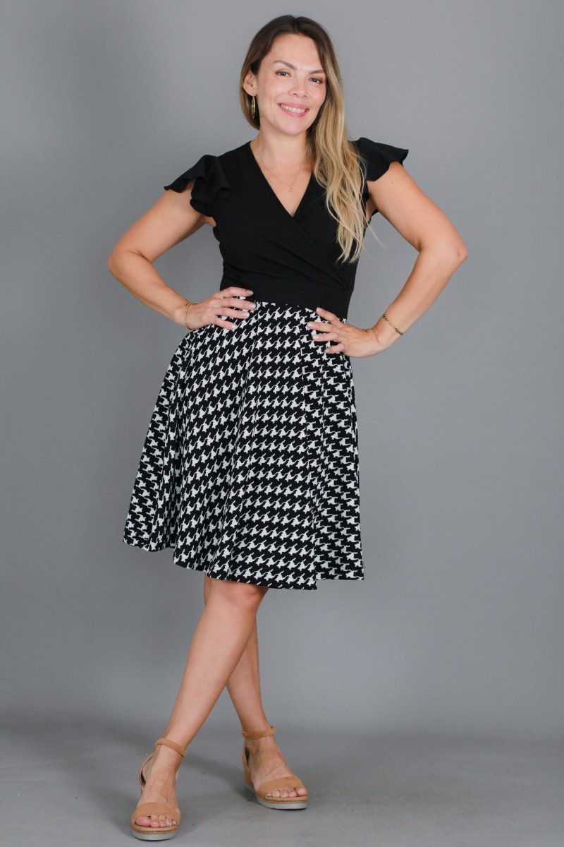 Vestido ALINA lycra sofia - Amanda Moda