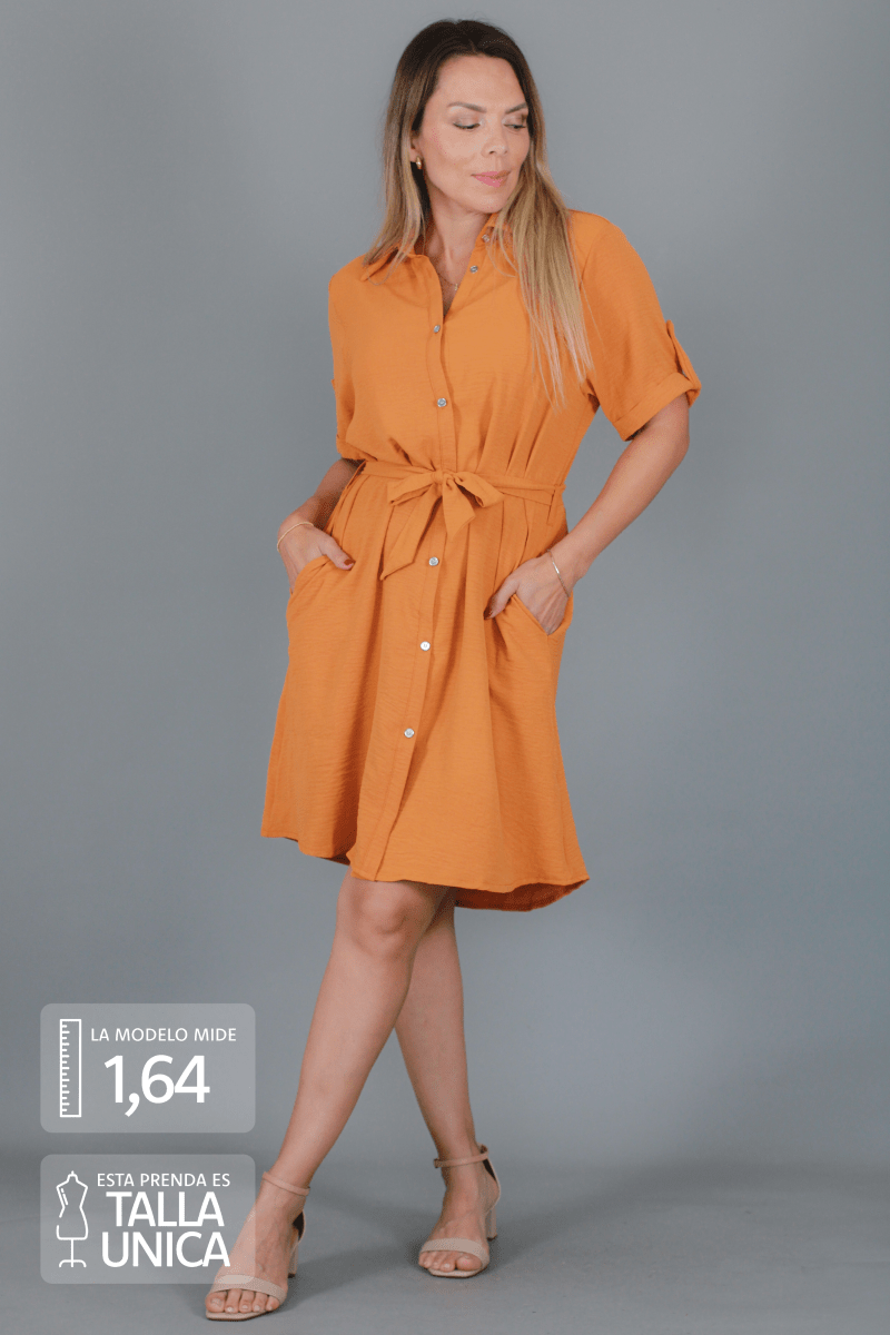 Vestido Camisero CAMELIA - Amanda Moda