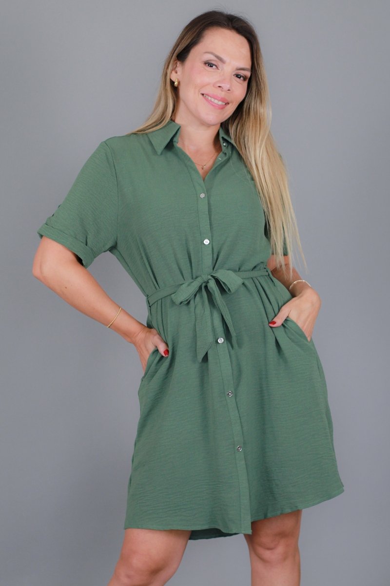 Vestido Camisero CAMELIA - Amanda Moda