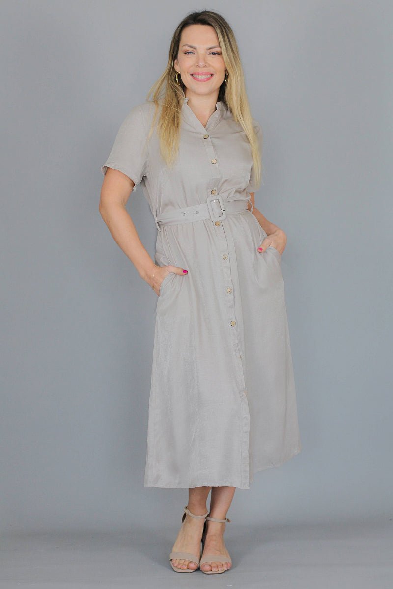 Vestido Camisero CLARA - Amanda Moda