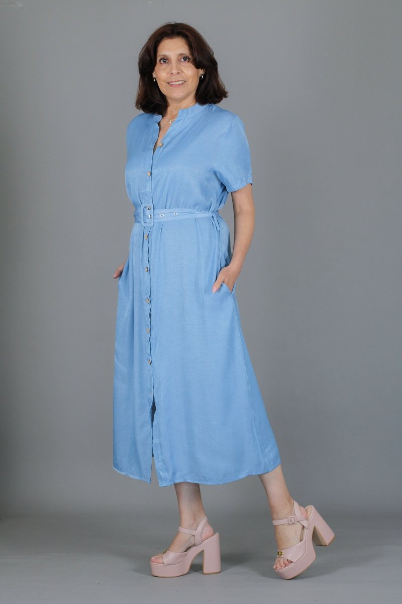 Vestido Camisero CLARA - Amanda Moda