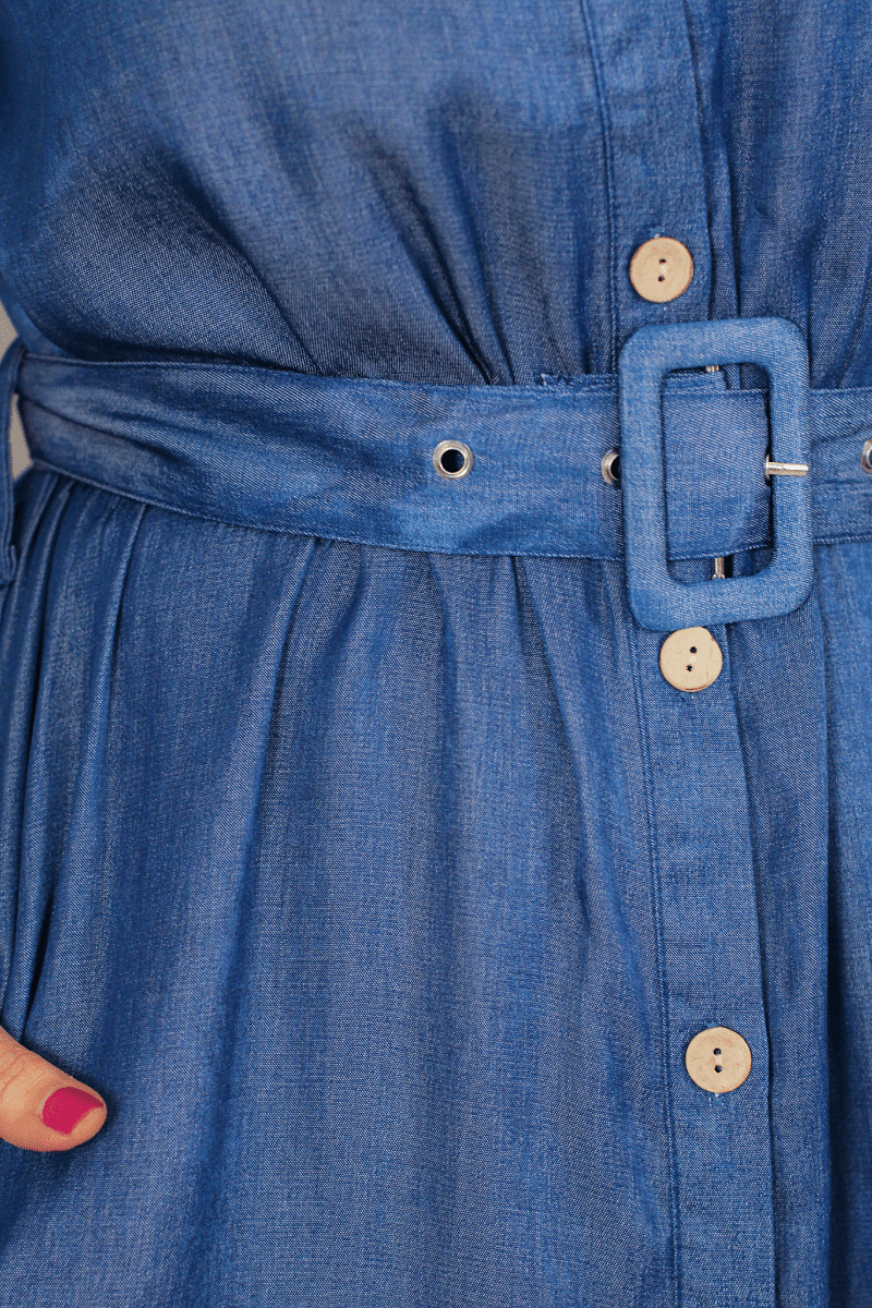 Vestido Camisero CLARA - Amanda Moda