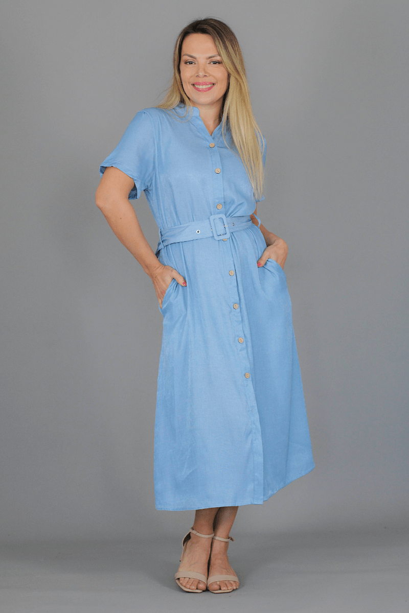 Vestido Camisero CLARA - Amanda Moda