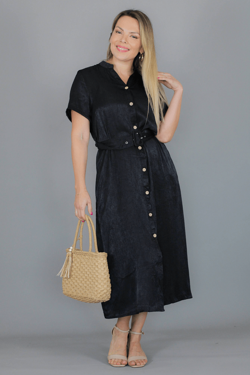 Vestido Camisero CLARA - Amanda Moda