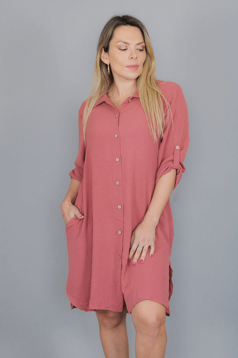 Vestido Camisero DAFNE - Amanda Moda