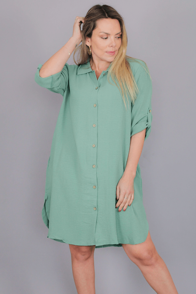 Vestido Camisero DAFNE - Amanda Moda