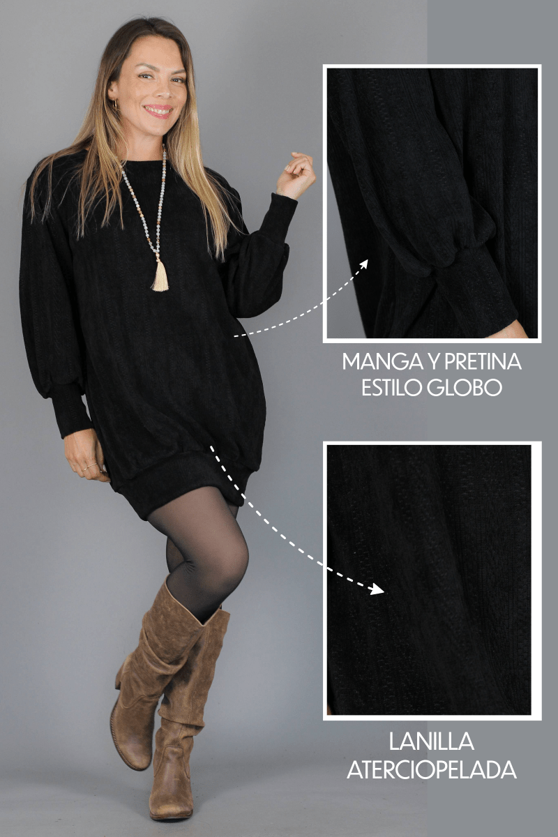 Vestido ESTAMBUL lanilla - Amanda Moda