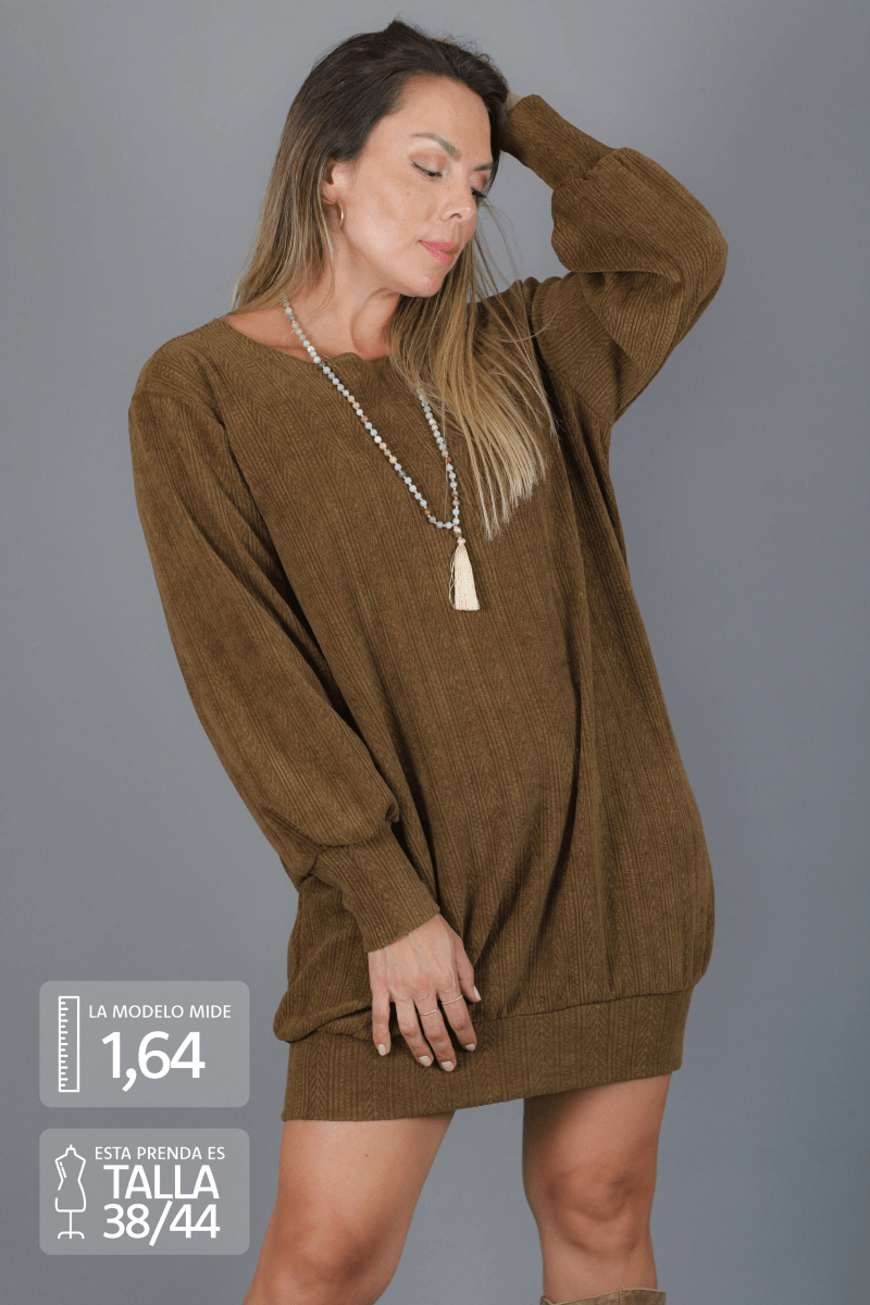 Vestido ESTAMBUL lanilla - Amanda Moda