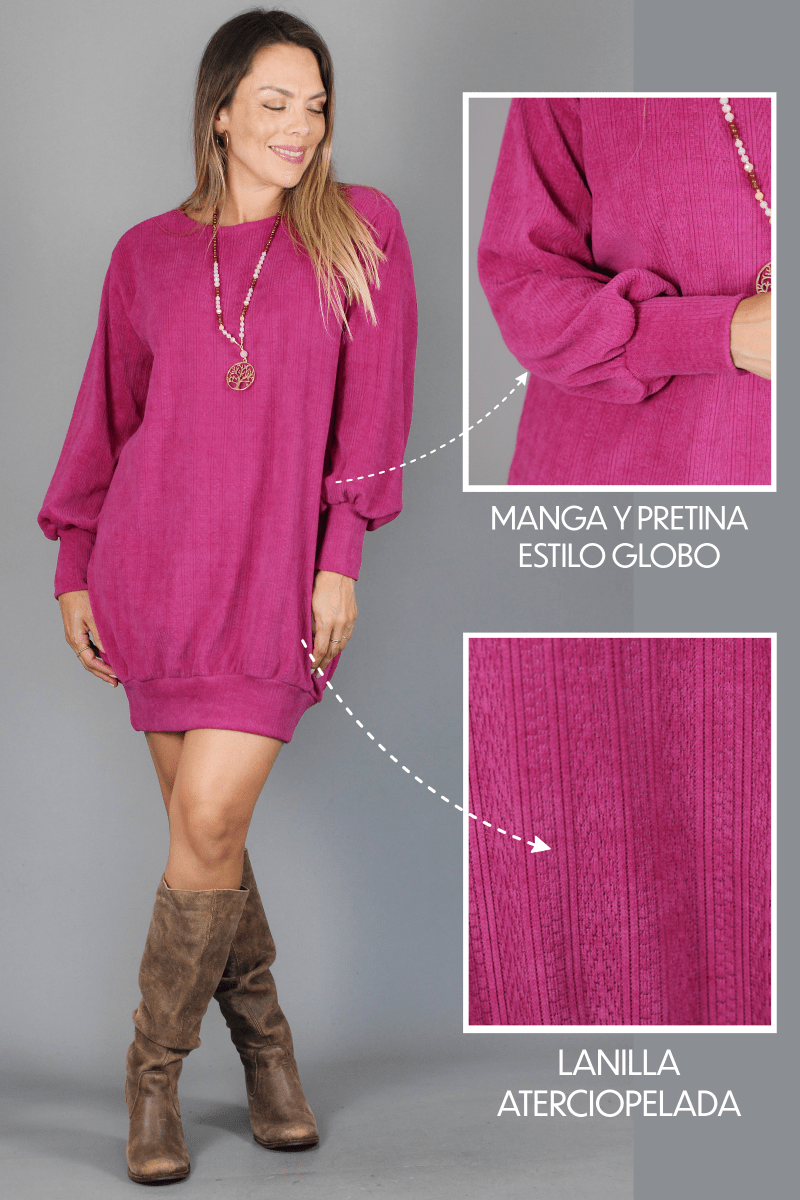 Vestido ESTAMBUL lanilla - Amanda Moda