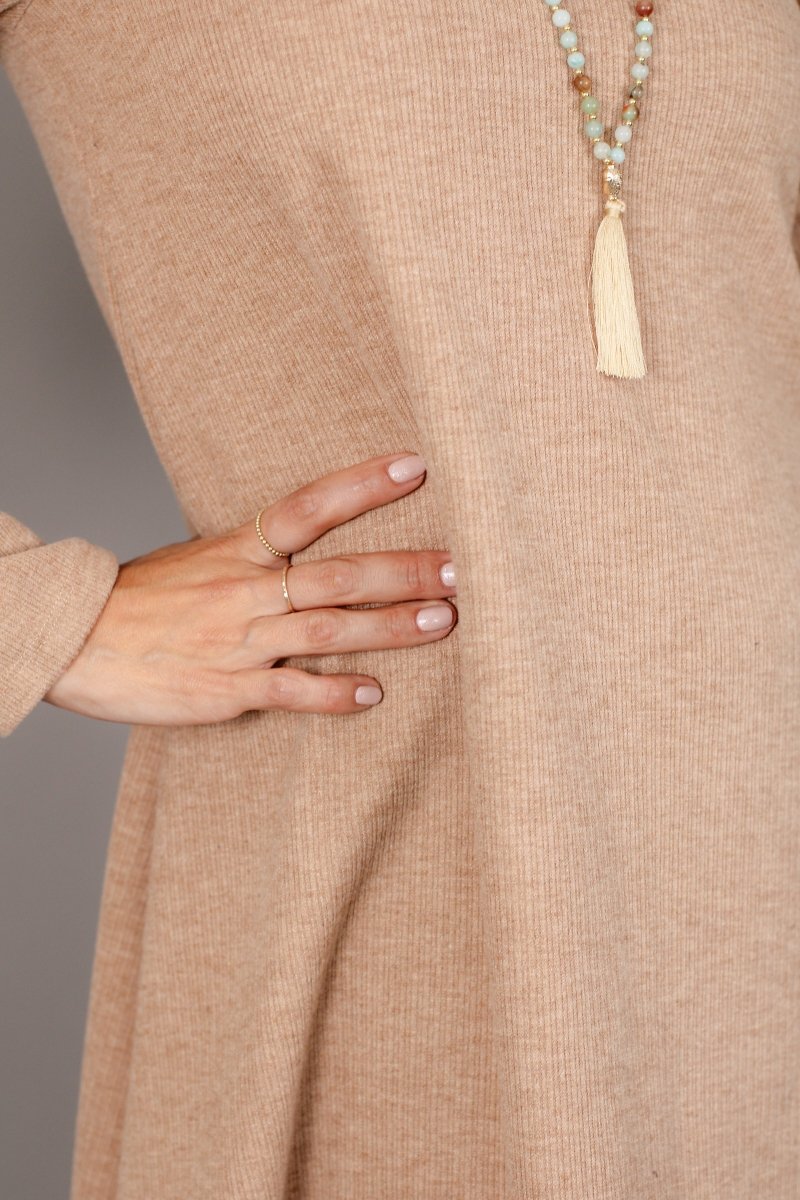 Vestido GABRIELLE lanilla - Amanda Moda