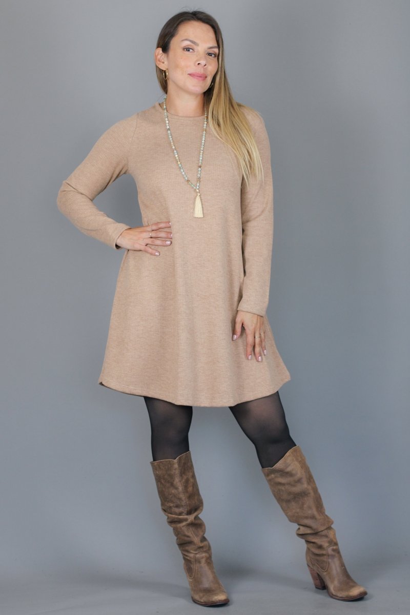 Vestido GABRIELLE lanilla - Amanda Moda