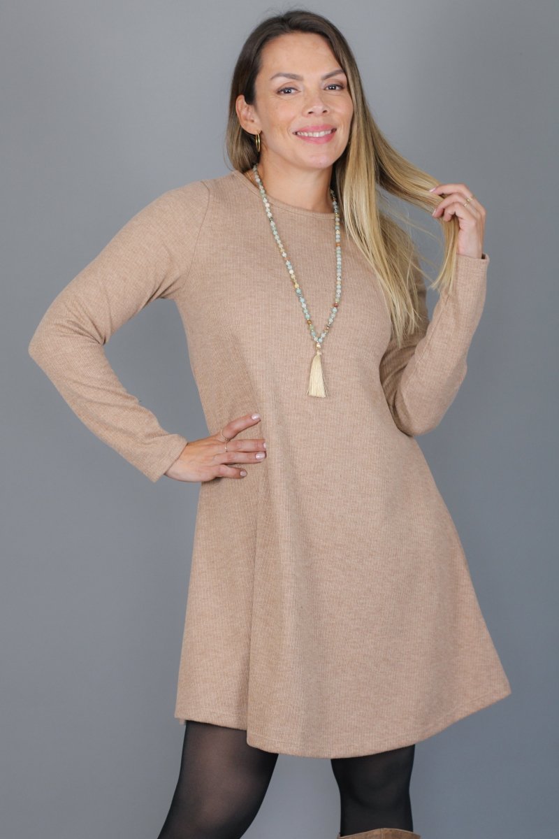 Vestido GABRIELLE lanilla - Amanda Moda