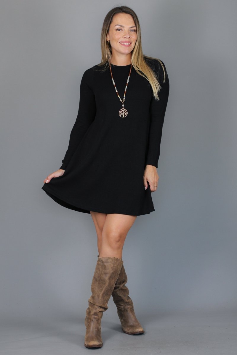 Vestido GABRIELLE lanilla - Amanda Moda