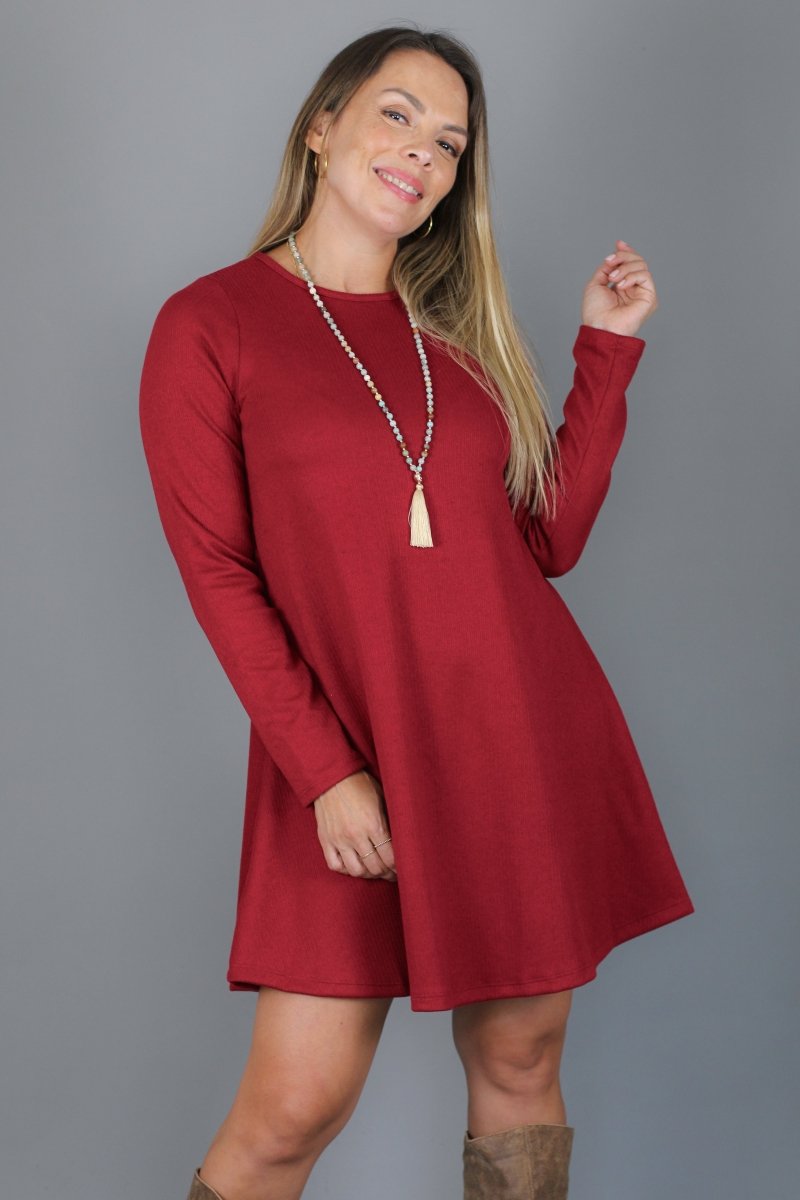 Vestido GABRIELLE lanilla - Amanda Moda