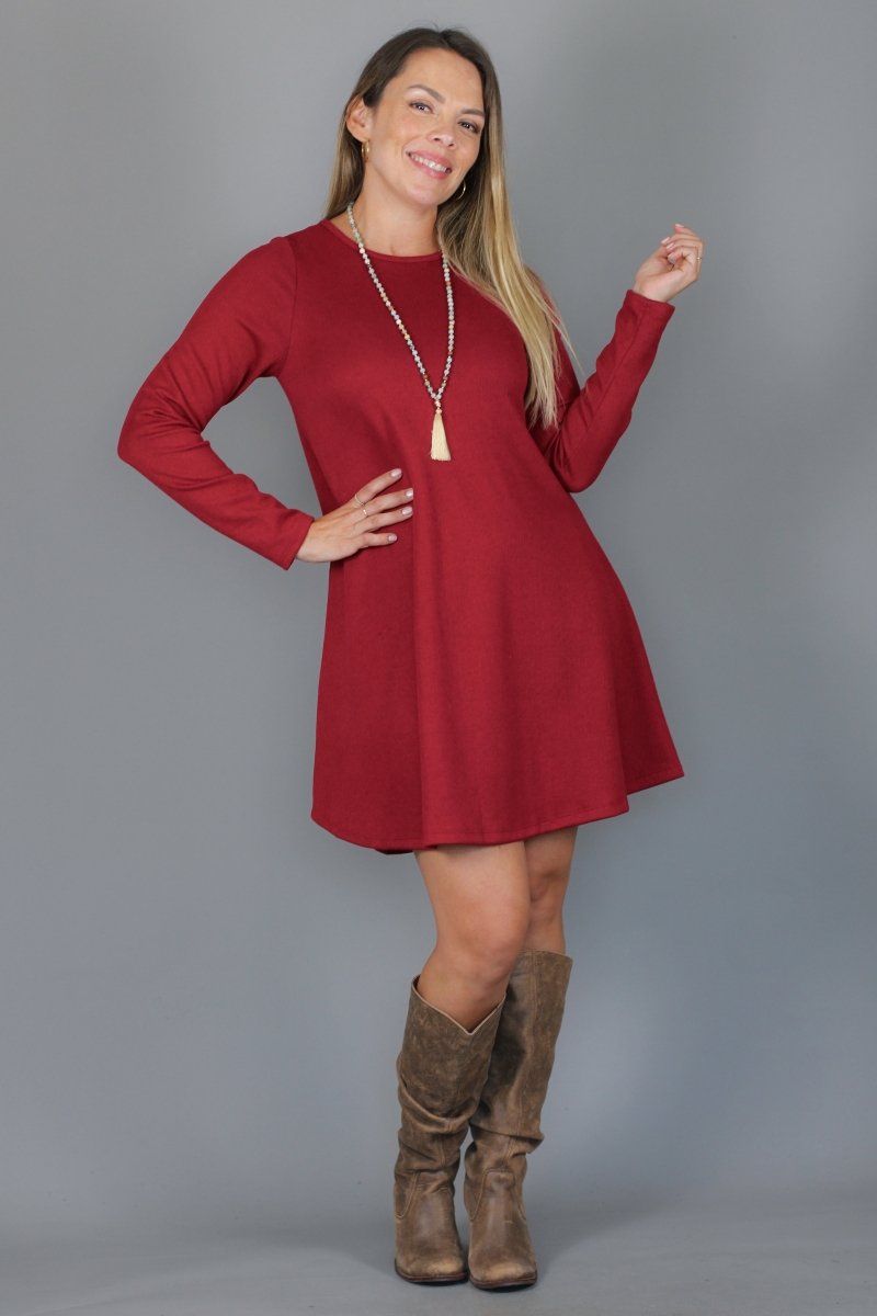 Vestido GABRIELLE lanilla - Amanda Moda