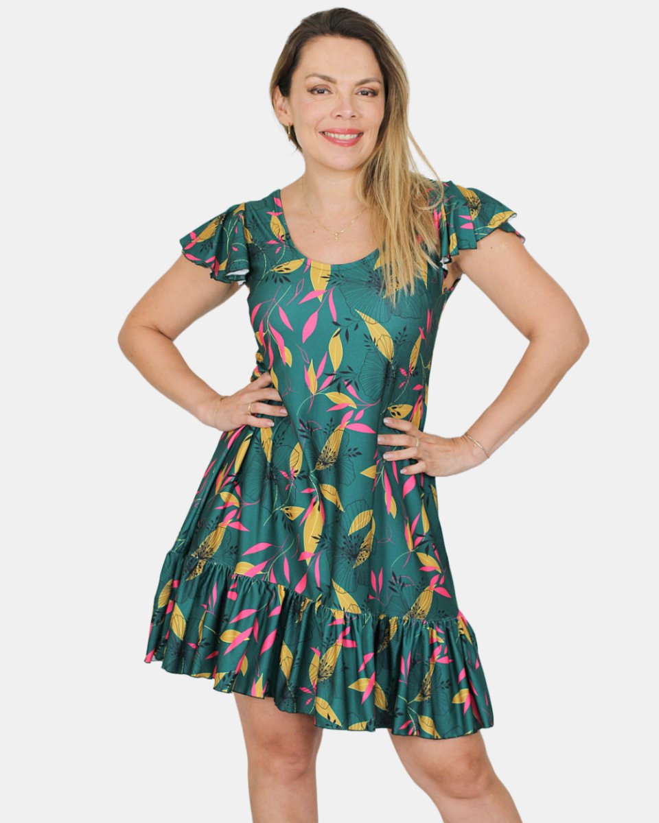 Vestido ISIDORA Lycra Piel de Durazno - Amanda Moda