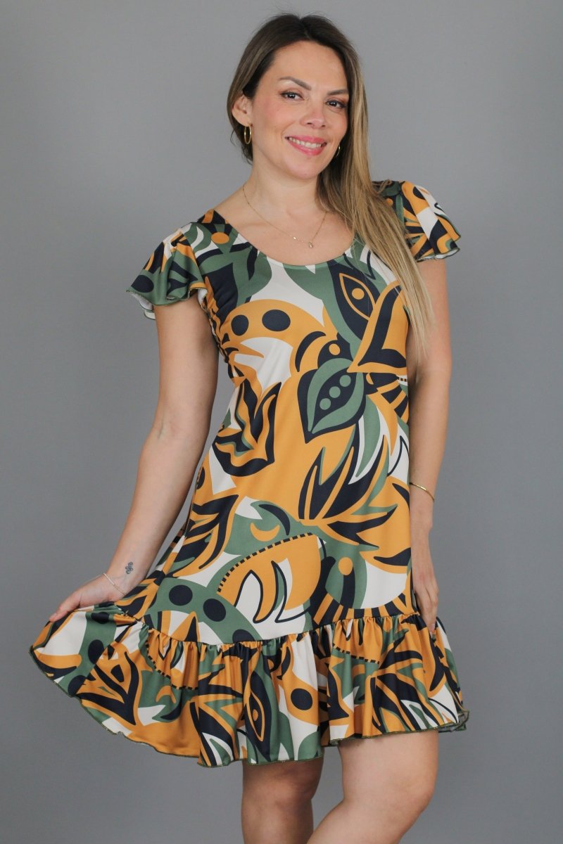 Vestido ISIDORA PRINT - Amanda Moda
