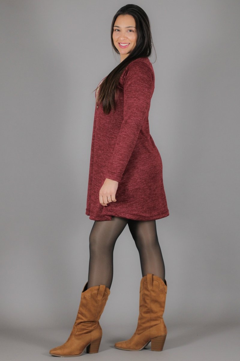 Vestido MARGARITA lanilla italiana - Amanda Moda