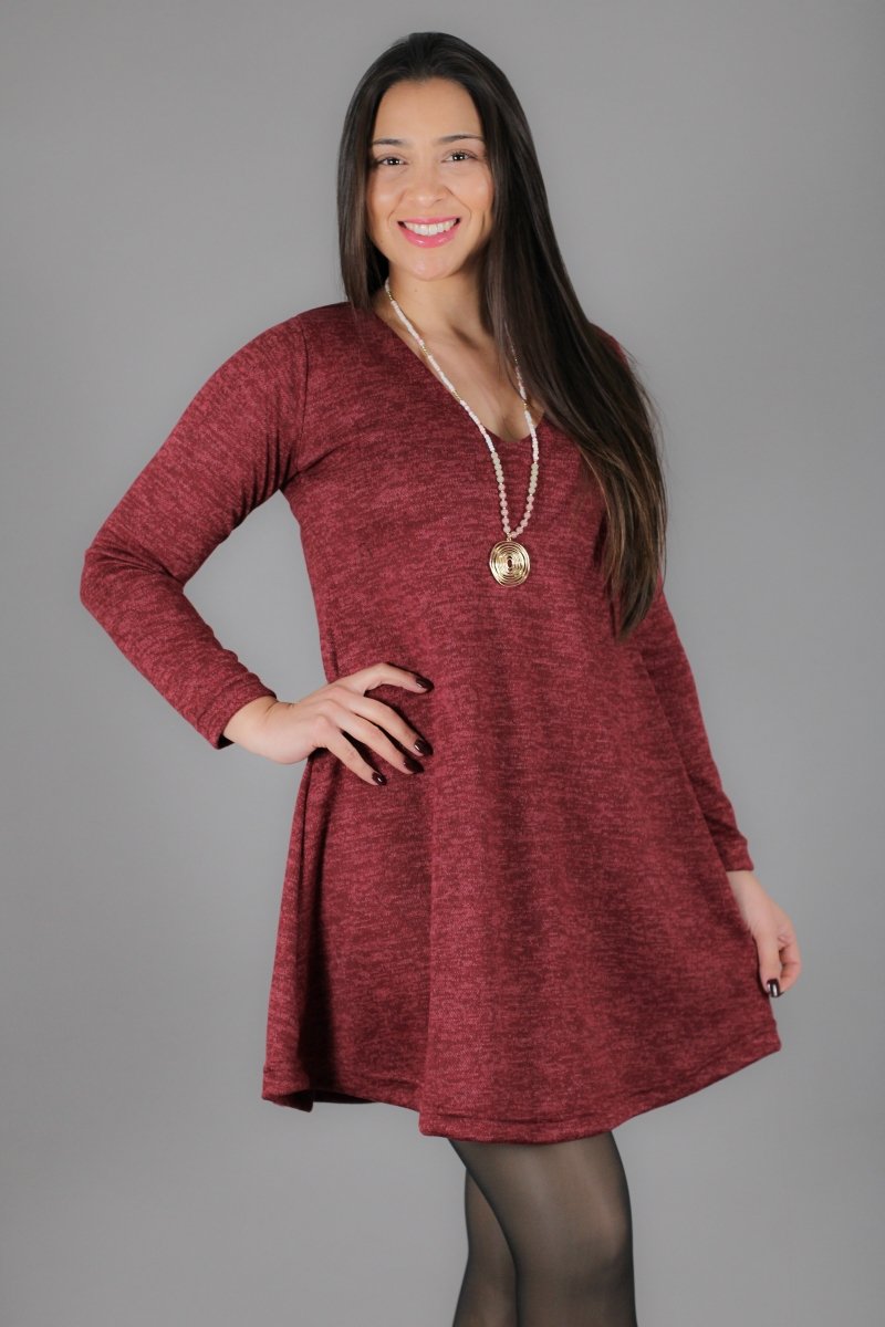 Vestido MARGARITA lanilla italiana - Amanda Moda