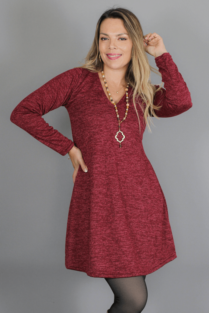 Vestido MARGARITA Lanilla Italiana - Amanda Moda