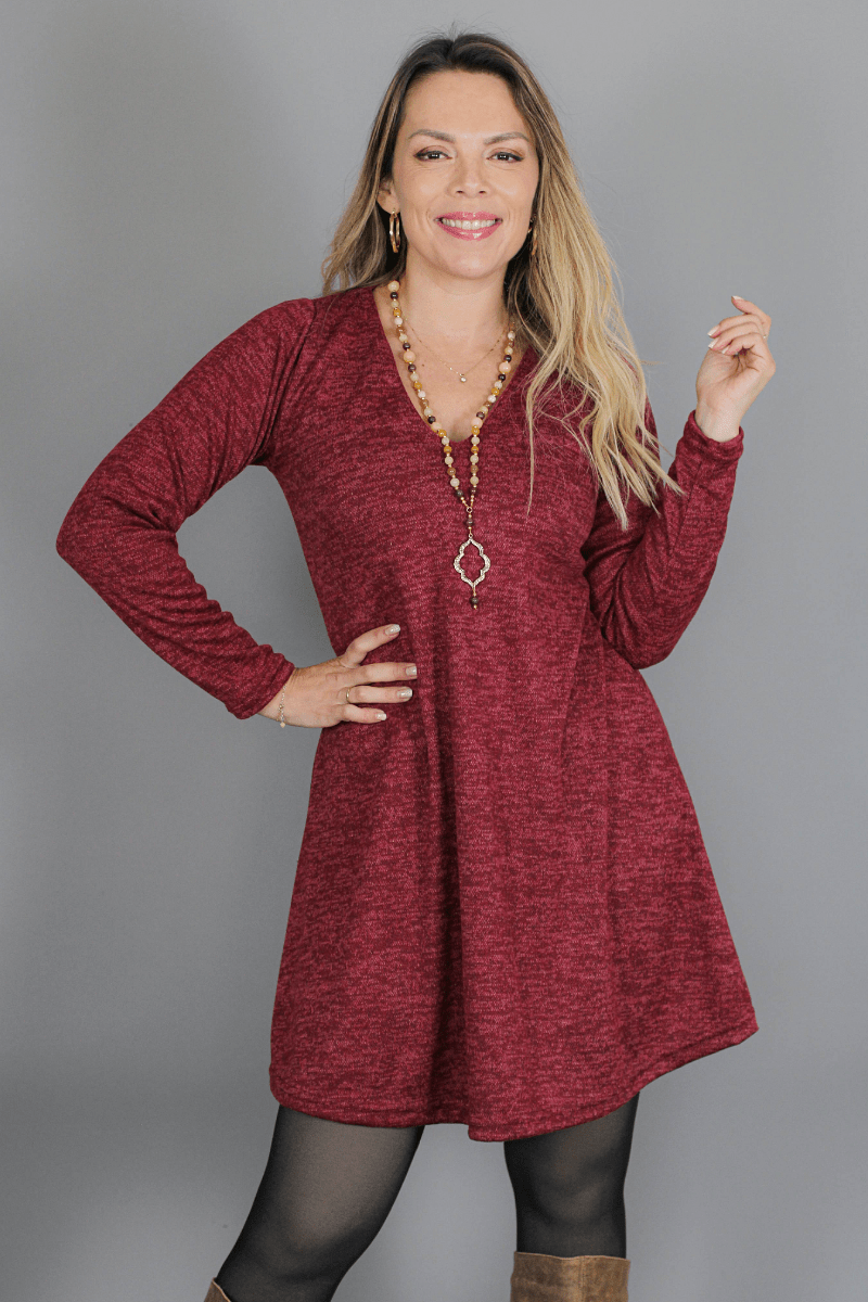 Vestido MARGARITA Lanilla Italiana - Amanda Moda