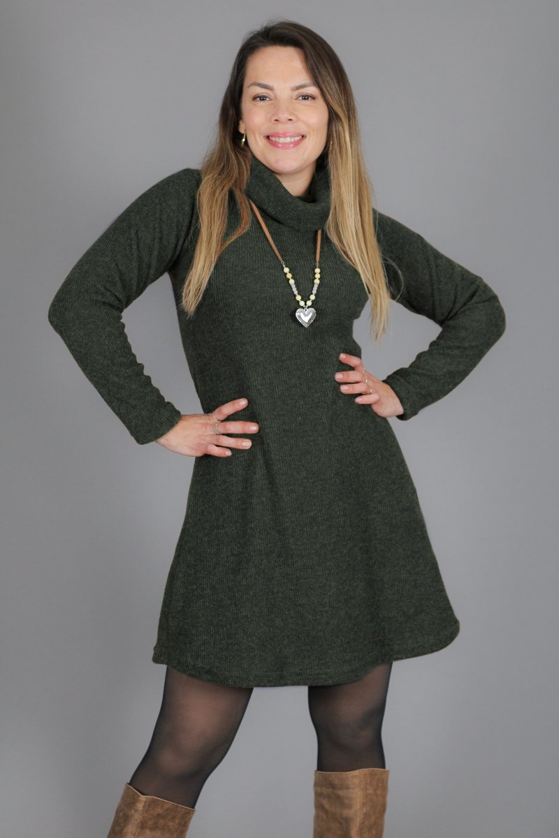 Vestido MARIELA Afranelado - Amanda Moda