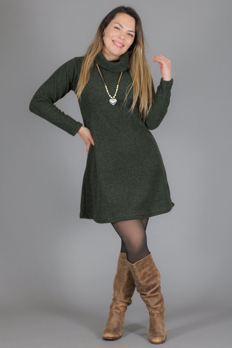 Vestido MARIELA Afranelado - Amanda Moda