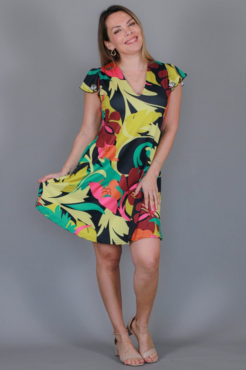 Vestido MARY Print - Amanda Moda