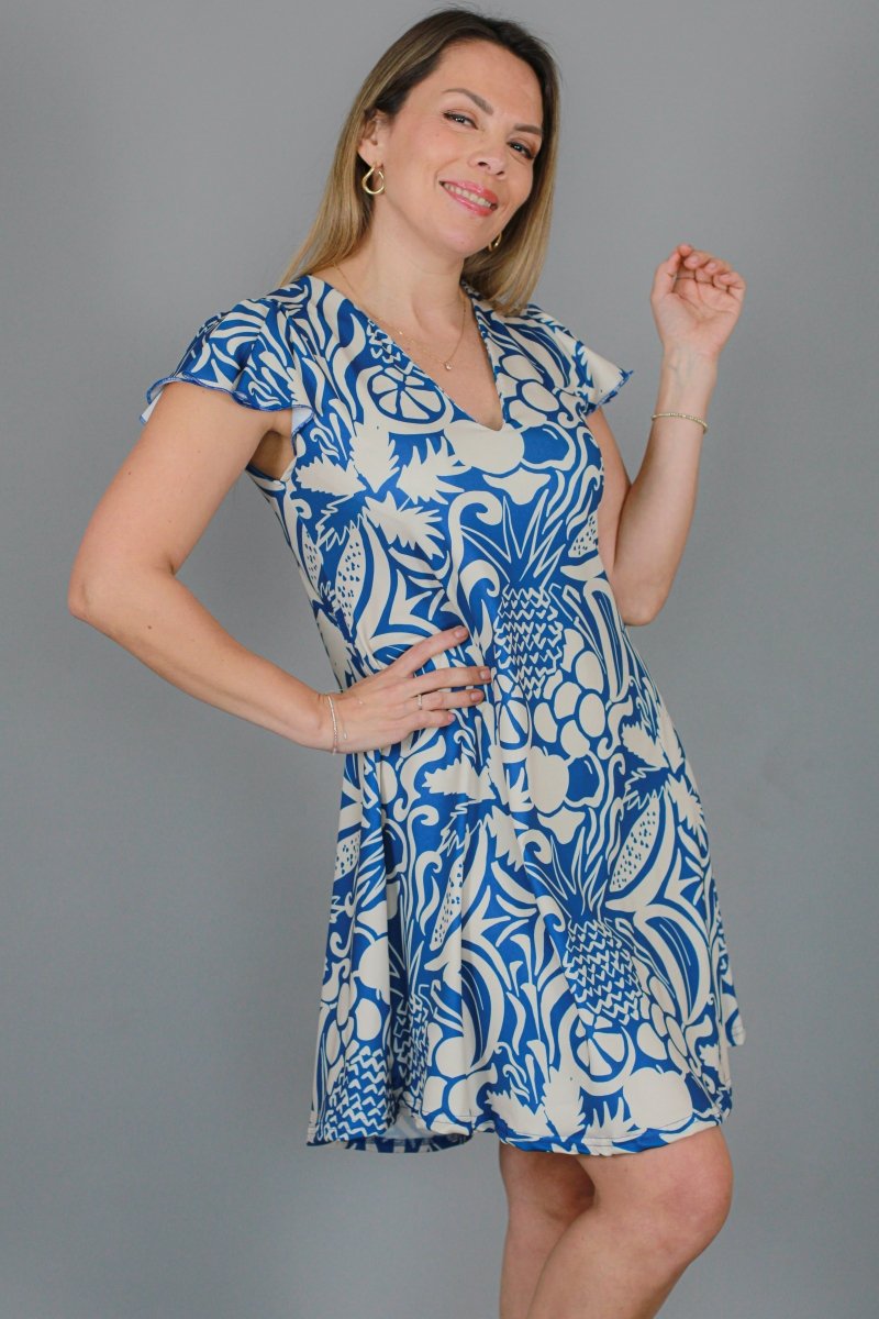 Vestido MARY Print - Amanda Moda
