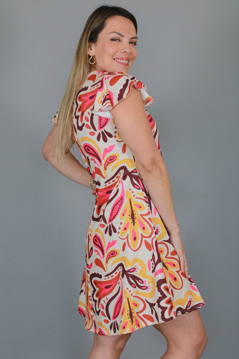Vestido MARY Print - Amanda Moda