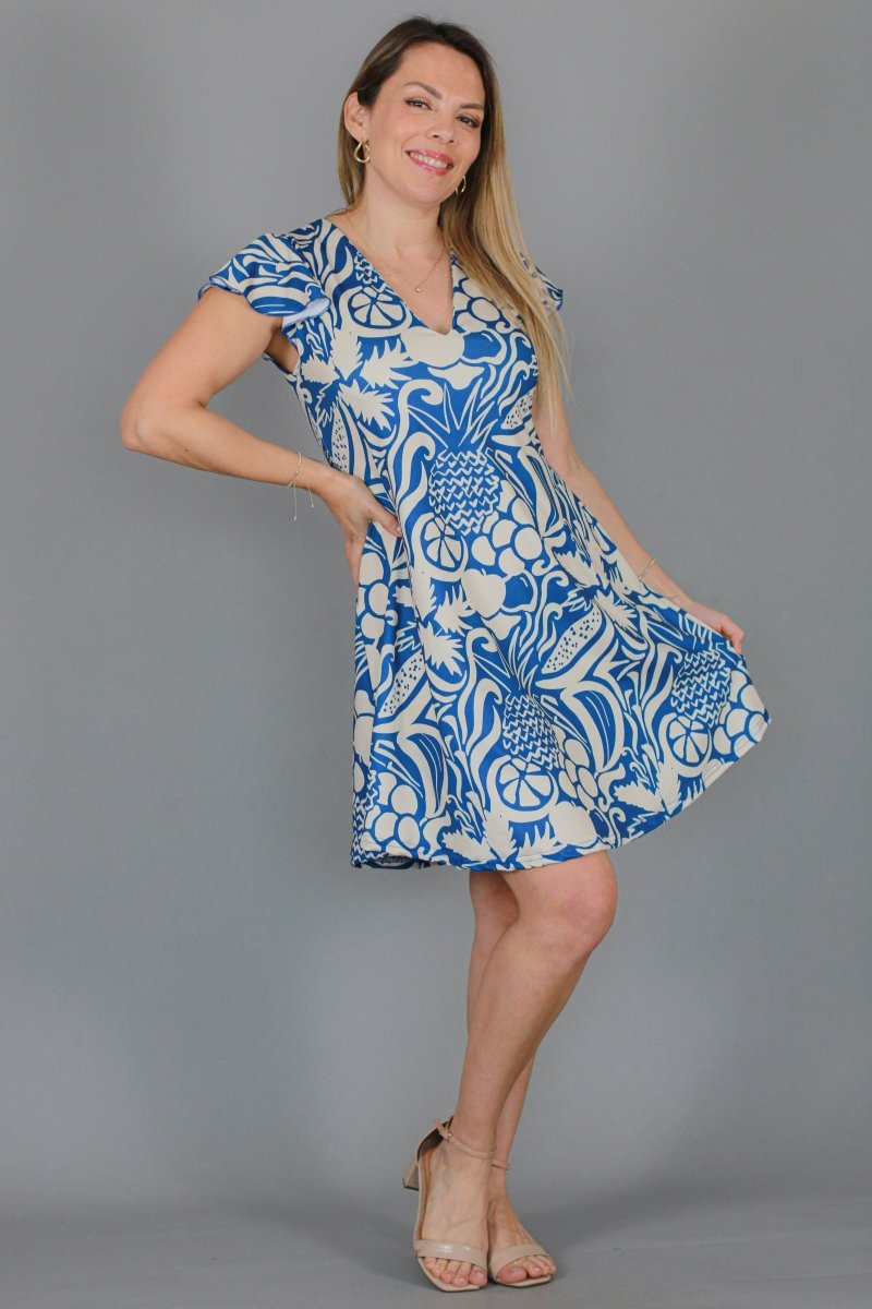 Vestido MARY Print - Amanda Moda