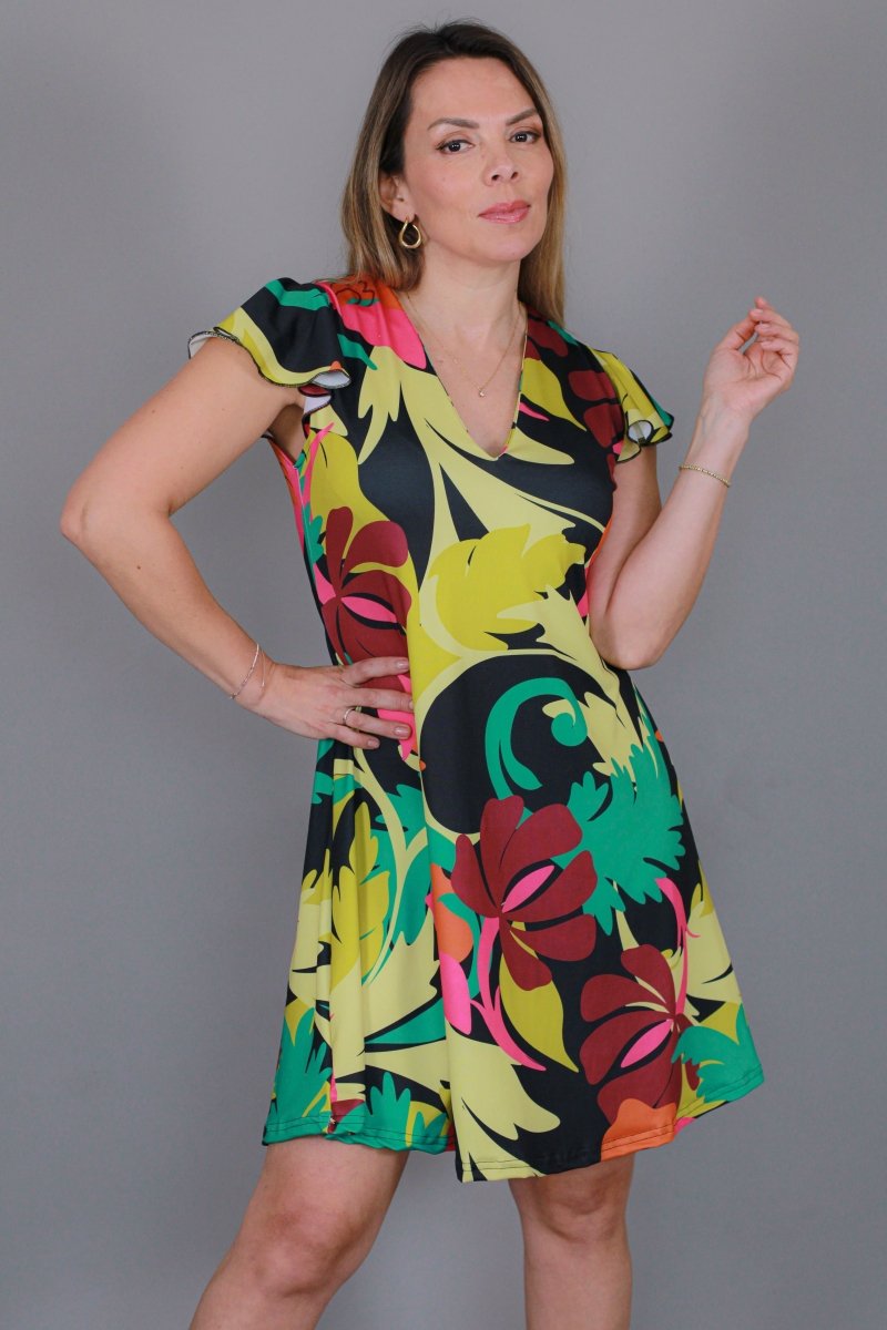 Vestido MARY Print - Amanda Moda