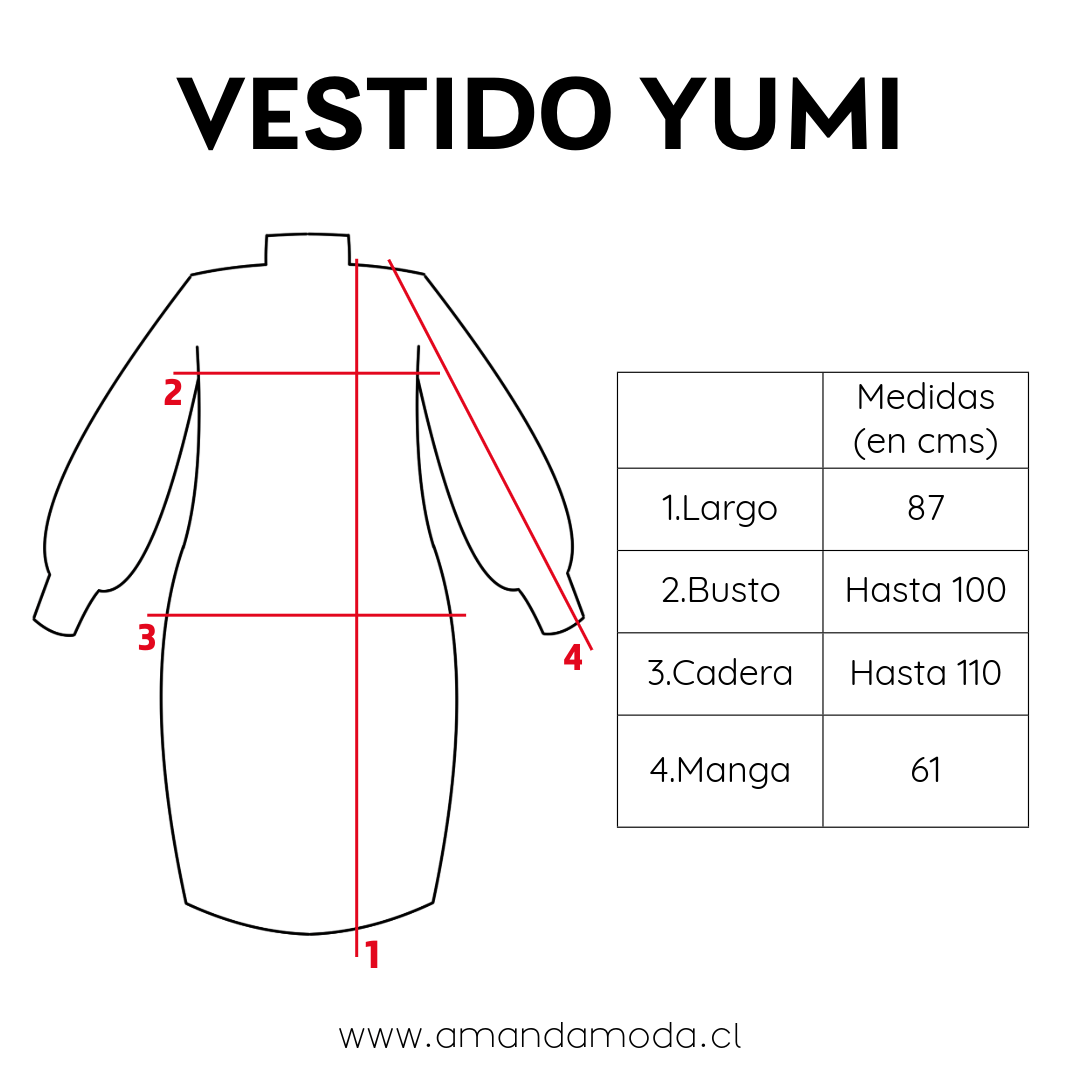 Vestido YUMI - Amanda Moda