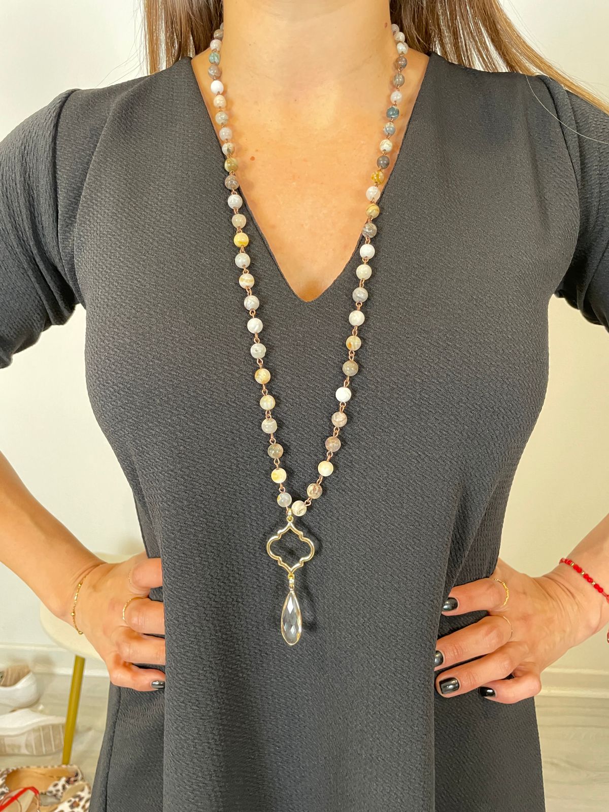 Collar Japa Trebol - Amanda Moda