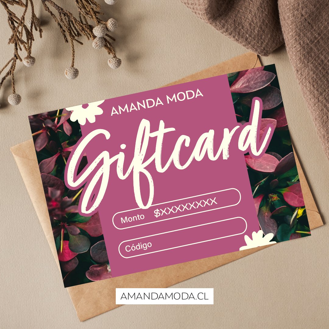 Giftcard Amanda Moda - Amanda Moda